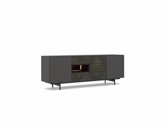 Modern Set Dining room Sideboard with Mirror Furnishings Luxury Design
