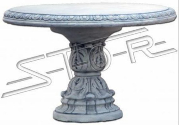 Antique Knight Style Table Garden Tables Stone Decoration Round Furniture