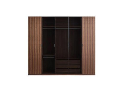 Bedroom Modern Wardrobe Wooden Cabinet Design Wardrobe Glass Doors