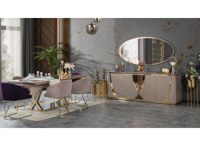 Suite Table Group 7 pieces. Set Complete Sets Dining room Set Dining table 6x Chair