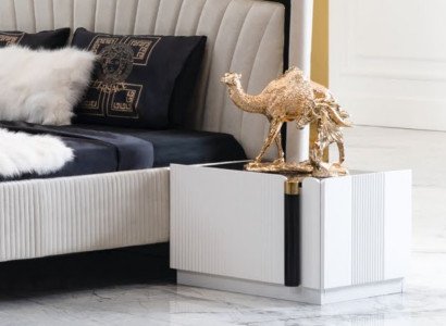 Bedroom Table Bedside tables Wood Bedside table Night console Design Side table