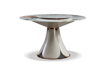 Dining table Leather Stone Tables Wood Luxury Modern Design Furniture Table