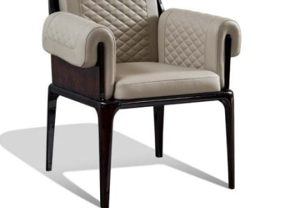 Chair new Creative Modern Design Furniture Luxury Dining room Chairs Wood Leather
