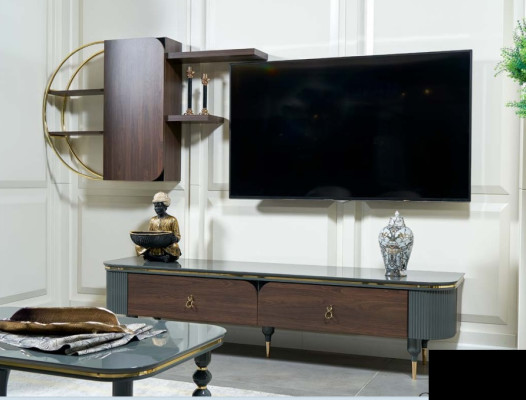 Wood design tv Furniture Shelves Wall Units Shelf Living Wall Cabinets Side Low Board