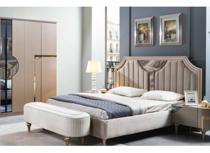 Bed frame double Wood Bed frame e Bedroom White Luxury Bed Modern Beds