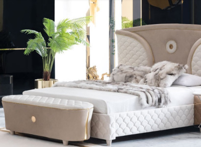 Double beds modern bed frame beds set 3 pieces. Bedroom Bed Bedside table