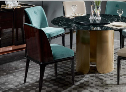 Chair Blue Dining room Modern Chairs Design Furniture Luxury Designer Furnishings new