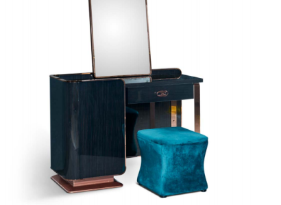 Stool Blue Textile Bedroom new Creative Modern Design Furniture Luxury Fabric