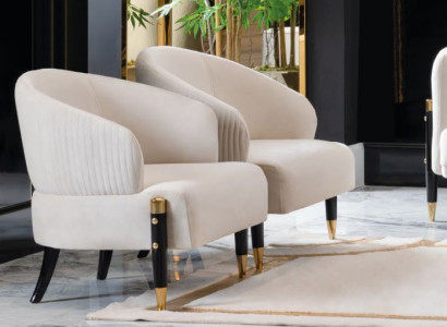 Upholstery Modern Single Seater Designer Gray Relax new Living room Luxury Armchair Hotel