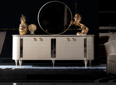 Luxury Chests of drawers Wardrobe Shelf Console Furniture Wooden Cabinet Mirror Chest of drawers Wardrobe
