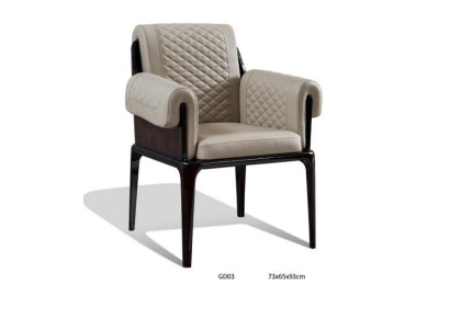 Chairs Dining room Modern Design Furniture Wood Luxury Beige 4x Leaning Chairs Dining Chair