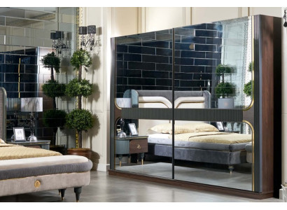 Wardrobe Design Clothes cabinets Mirror Furniture Wardrobe Italian style