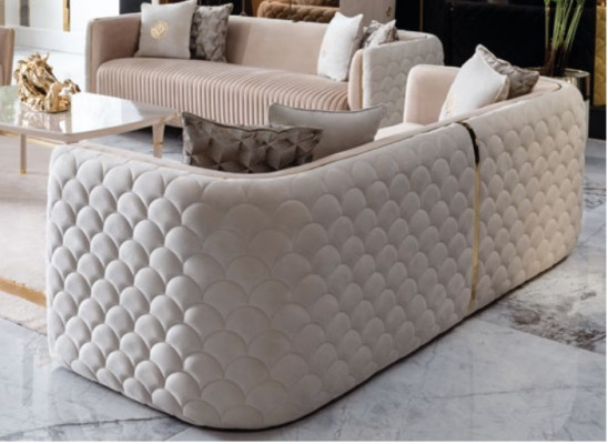 Three Seater Couch Upholstery Luxury Sofa Seat Sofas Room Furniture 3 Series Italy Design