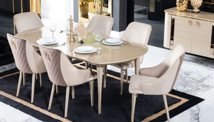 Dining room Suite Set Table 6x Chairs Chair Complete's new Set Dining set 7pcs.