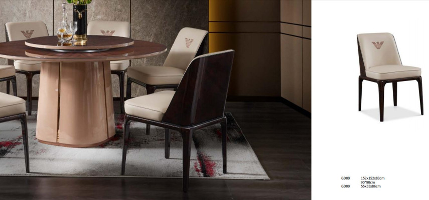 Dining table Brown Round Tables Design Furniture Luxury Dining room Table Kitchen