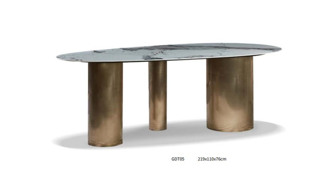 Dining table Group dining set Table 4x Lehn Chairs Furniture Dining room Tables