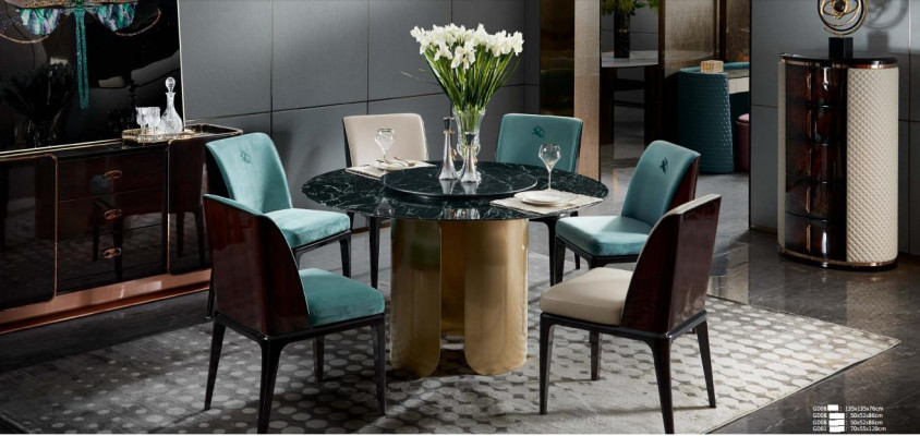 Chair Blue Dining room Modern Chairs Design Furniture Luxury Designer Furnishings new