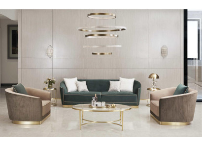 Classic Living room Sofa set Couch Seating group PolsterGroups Sofa