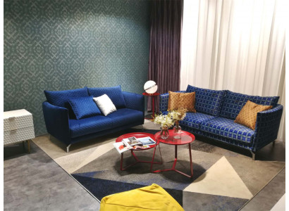 Design Upholstery Luxury Seat Sofa Couch Textile Sofa 2 Seater new
