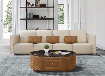 Sofa Couch 310cm Upholstery Sofas 5 Seater Textile Living room big xxl Couches
