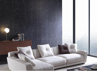 Design Corner sofa L-shape Couch Upholstery Textile Sofas Luxury Living room