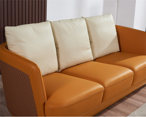 Sofa set 3+2 Seater Leather Sofa Couch Living landscape Suite Design