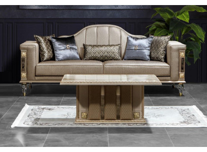 Coffee table Side table Coffee table Wooden table Beige Living room table Table