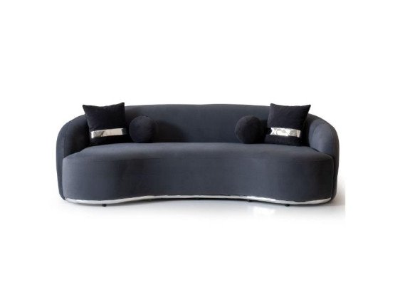 Sofas Textile Upholstery Sofas Wood Fabric Sofas 3 Seater Living room Modern Beige