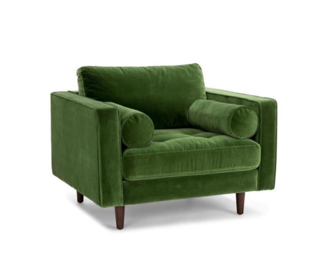 Textile Sofa Design Sofa Upholstery 2-Seater Fabric Couch Country House Style Yellow