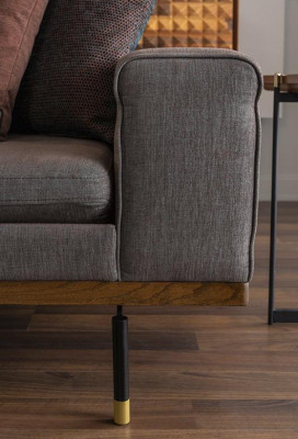 Group Sofa set 331 Seater Fabric Sofa Sofa Sofas Fabric Armchair Gray