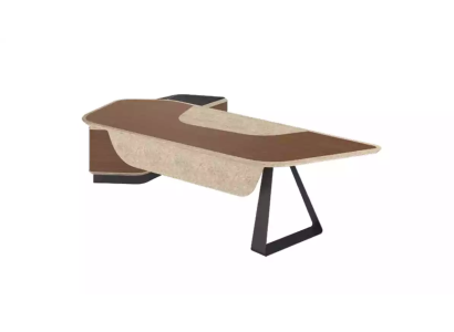 Modern corner desk office furniture executive table executive desk brown