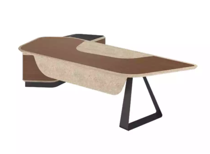 Modern corner desk office furniture executive table executive desk brown