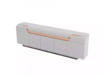 Sideboard Office chest of drawers Office Furnishings Design Furniture Wardrobe Lowboard White
