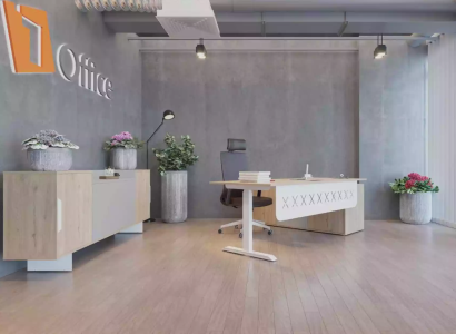 Corner desk Sideboard Study room Modern Wood Office Furnishings