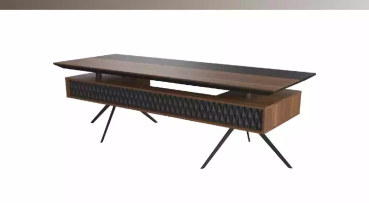 Study room Office Desk Coffee table Sideboard Modern Wood Brown