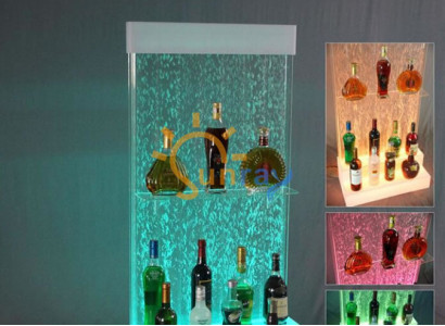 Designer LED Bar Shelves Water Wall Bar Counter Shelf Furniture