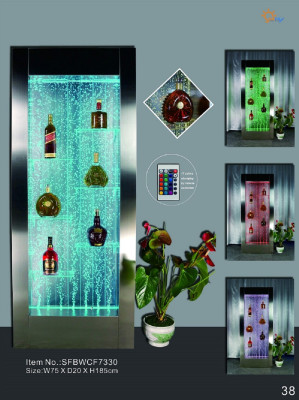 Led Water Wall Bar Shelf Column Water Column Counter Shelves Decorative Designer