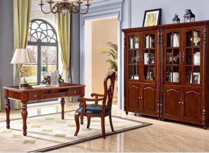 Office Set Desk Study room 4 pieces. Chair 2x Bookshelf Office Furnishings