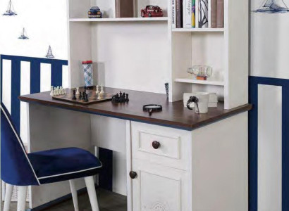 Desk wooden table youth room Table Shelf Tables Solid wood Computer desk