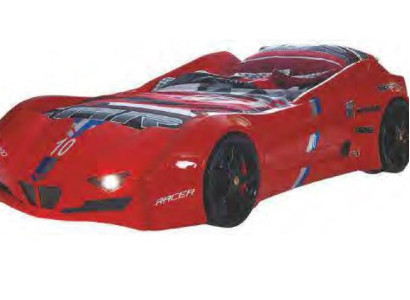 Car bed Childrens room Racing car Auto Bed Mattress Childrens bed Beds Furniture new