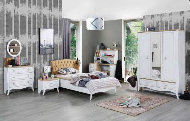 Childrens room Youth Room Bedroom Modern Complete Set new 5pcs
