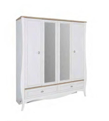 Wardrobe Country House Bedroom Wardrobe Furniture Living Wood Luxury