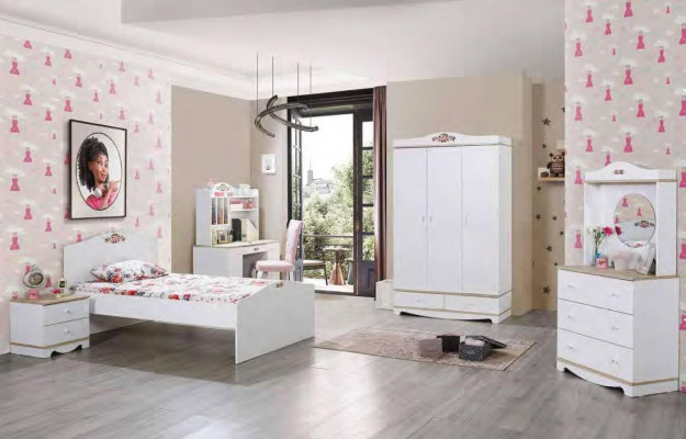 Childrens room youth room design bedroom luxury complete set 5 pieces
