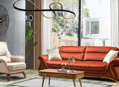 Sofa Couch Upholstery 3+1 Seat Imitation leather Sofas Armchair Seat Sets Design