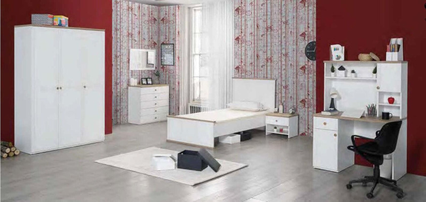 Modern Desk Wood Bedroom Youth Children Room White Furniture Design new