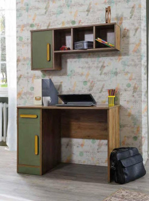 Youth room Childrens room Complete single bed Wardrobe Chest of drawers Design 5pcs