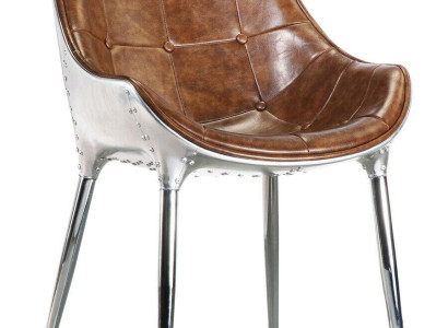 Design Upholstery Chair Chairs Seat Lehn Office Dining room 1x Chair Leather Chair