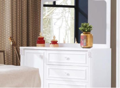 Consoles Table Chest of drawers with Mirror Luxury Class Furniture Style Modern Solid wood new