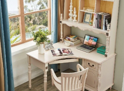 Desk Corner Table Office Tables Desks Furniture Country House Style Office Wood