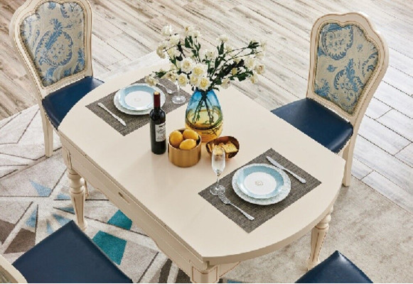 Round Baroque Dining table Table Classic Dining Tables Furniture Tables Wood Furniture new